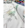 Ткань для шитья Штапель, вискоза 100%, 1 м, 120 гр/м2, ширина 145 см, пальмы — фото 3