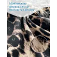 Ткань Штапель Леопард, вискоза 100%, 1 м, 120 гр/м2, ширина 145 см, лео — фото 1