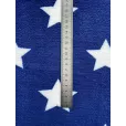 Плюш велсофт двухсторонний, 1 м, 100% полиэстер, цвет звездочки на синем — фото 3