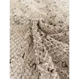 Ткань Сетка Букле, 100% полиэстер, 1 м, ширина 150 см, цвет светло-бежевый — фото 2