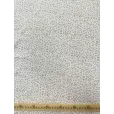 Ткань Штапель Камушки, вискоза 100%, 1 м, 123 гр/м2, ширина 140 см, белая — фото 2