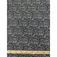 Ткань Штапель Камушки, вискоза 100%, 1 м, 123 гр/м2, ширина 140 см, черная — фото 3