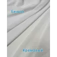 Штапель однотонный, ткань для шитья, 100% вискоза, 1 м, ширина 160 см, молочный — фото 2