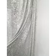 Пайетки на эластичной сетке, ткань для шитья, 1 метр, плотность 260 г/м², ширина 150 см, цвет перламутр — фото 2