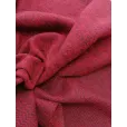 Твид шерстяной, костюмно-пальтовая ткань, 1 метр, плотность 260 г/м², ширина 145 см, цвет черный, красный — фото 2