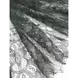 Кружево широкое 150 см, ткань для шитья, 100% полиэстер, купон 3 м, цвет дизайн 4 — фото 4