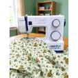 Ткань хлопок для рукоделия, 50*50 см, 100% хлопок, цвет мишки, зеленый фон 50 — фото 3