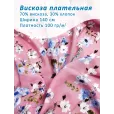 Штапель вискоза ткань для шитья, принт, 70% вискоза, 30% хлопок, 1 м — фото 1