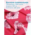 Штапель вискоза ткань для шитья, принт, 70% вискоза, 30% хлопок, 1 м — фото 1