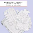 Janome Memory Craft 550E — четыре размера пялец